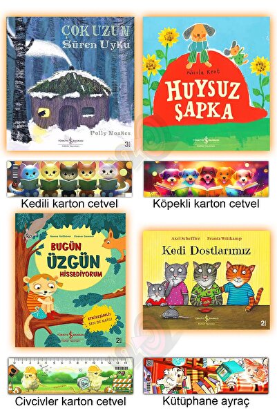 TÜRKİYE İŞ BANKASI KÜLTÜR YAYINLARI Çok Uzun Süren Uyku Huysuz Şapka Bugün Üz...