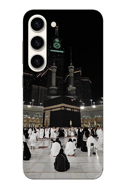 TechTree Samsung Galaxy S23 Compatible Kaaba Umrah Transparent Silicone Case