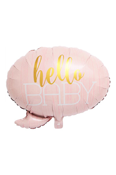 Partimarka بالون هالو بيبي باللون الوردي