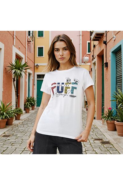 SP Characters Powerpuff Girls Print T-shirt
