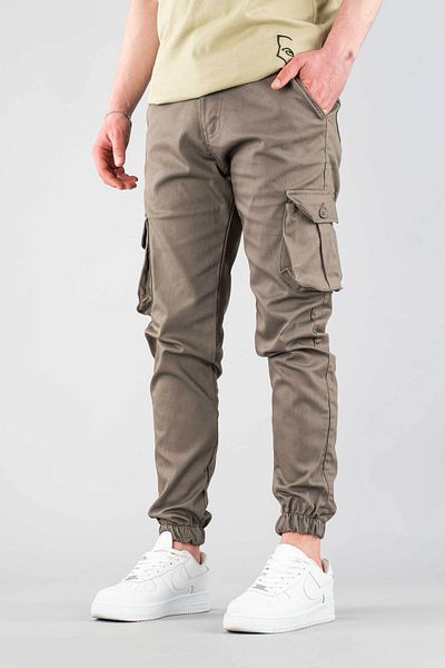 bombe Ανδρικό παντελόνι Mink Cargo Silim Fit