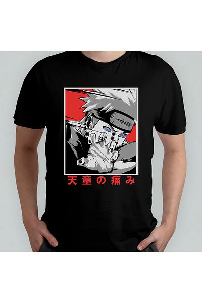 Pixxa Naruto Anime Unisex 100% βαμβακερό μπλουζάκι με λαιμόκοψη μοντέλο 18