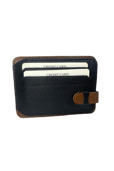 yavuz deri Genuine Leather Card Holder Wallet