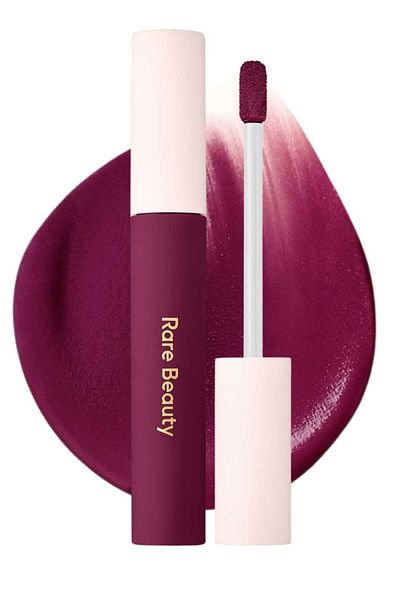 Rare Beauty by Selena Gomez Lip Souffl Matte Cream Lipstick in Strengthen - Dark Cool Red - 3.9ml