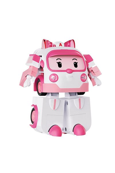 Robocar Poli Big Transformable Robot Toy with Light and Sound Amber (Ages 3+)