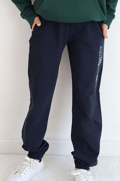 Breeze Αγόρι με στάμπα κάτω με τσέπη, ηλικίας 9-14, Navy Blue