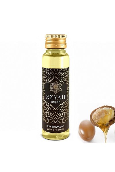 REYAH Sampon Hotelier Reyah 35 ml, cu Ulei de Argan. Set 50 bucati