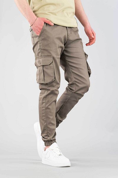 bombe Ανδρικό παντελόνι Mink Cargo Silim Fit