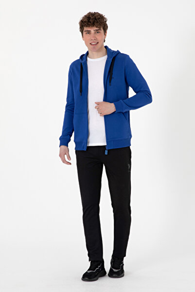 U.S. Polo Assn. Erkek Saks Örme Hırka 50289028-VR045