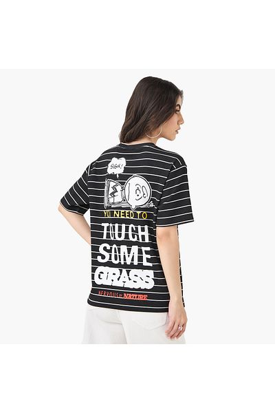 SP Characters Peanuts Print T-shirt