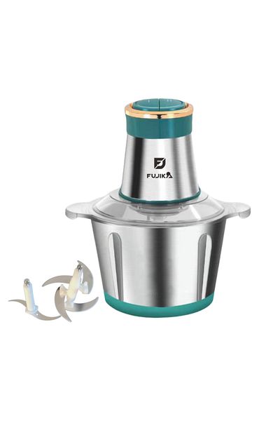 Fujika Onion Chopper, Stainless steel, 2L Capacity, Stainless Steel Blades, 300W