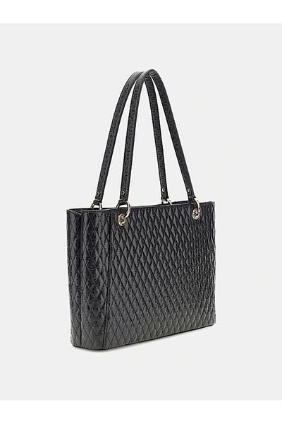 Guess Betula Christmas Tote Жіноча чорна сумочка Hwgg9626250-bla