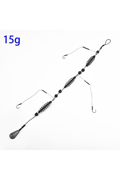 Choice مجموعة قفص طُعم صناعي لصيد الأسماك، خطاف صيد 15 جرام، حامل طُعم، طُعم سمك السلور من أنزول بيتشي