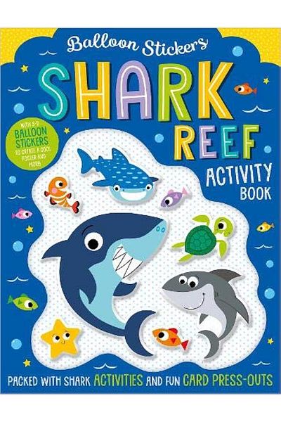 Make Believe Ideas Balloon Stickers Shark Reef Activity Book