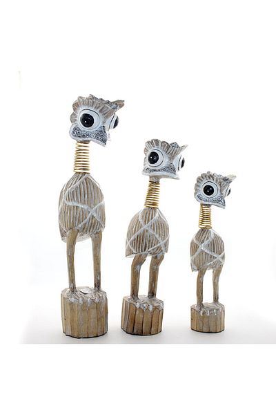 NEEF Wooden 3-Piece Emu Bird S