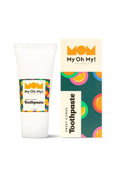My Oh My Naturals My Oh My! Naturals Organic Sweet Orange Children's Toothpaste with Essential Oil Fluoride