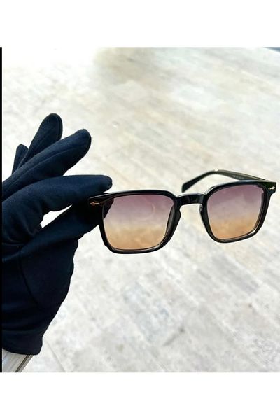 elkumoda Gradient Square Sunglasses Uv Protection New Season Model Eye Gradient Glass Trend Square Sunglasses