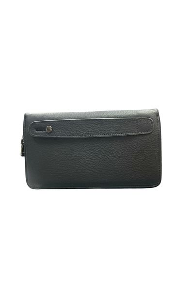 Karalı Deri Black Bc427-1 Karali Genuine Leather Portfolio Wallet