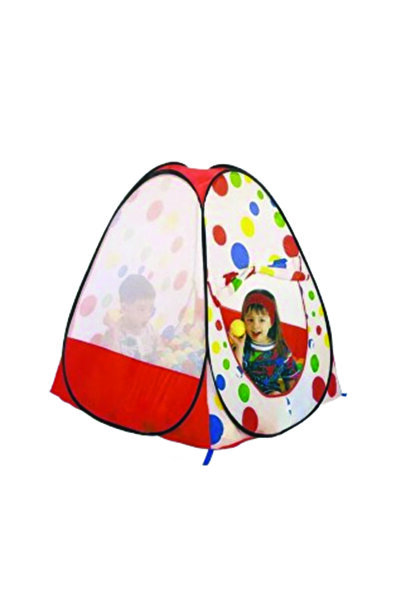 TİME خيمة لعب كبيرة قابلة للطي للأطفال مع 100 كرة ملونة، كرات 7 سم، صنع في تايوان