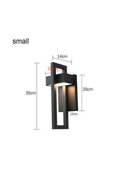 Choice H35cm 10W warm white Waterproof Outdoor LED Wall Lighting Retro Vintag...