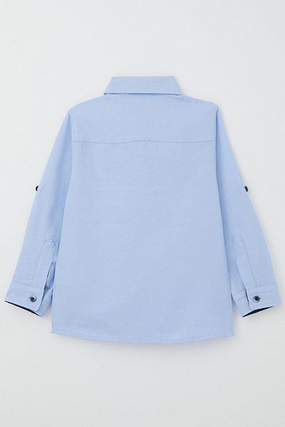 Breeze Boy's Shirt with Bow Tie 3-7 Years, Light Blue