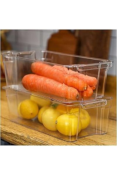 Mu Art Small Size Fridge Cabinet - Organizer for Organizing Vegetables, Fruits and Food