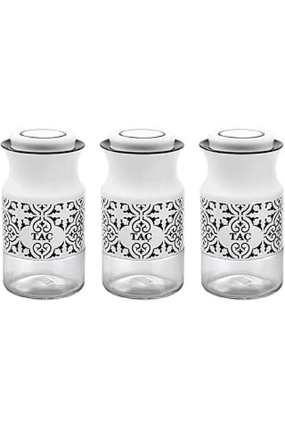 Mu Art Vera 3 Piece Spice Bowl Small White/Black