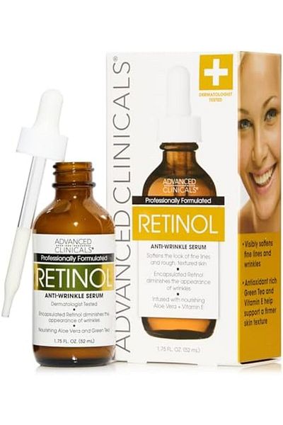 ADVANCED CLİNİCALS Advanced Clinicals Professional Strength Retinol Serum Anti Aging Wrinkle Reducing 1.75 Ounce