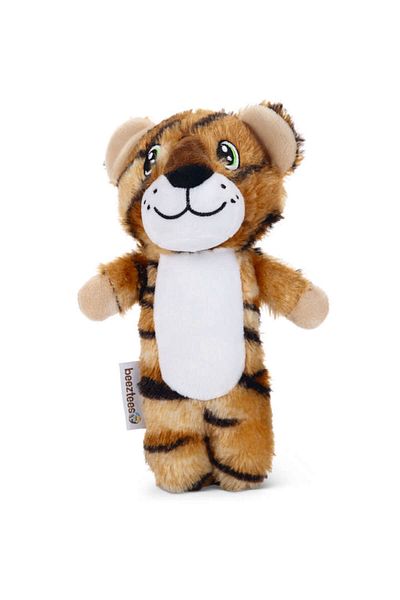 Beeztees Dog Toy, Sound, Tiger, Plush, Brown, 23X10X4Cm Zrnet