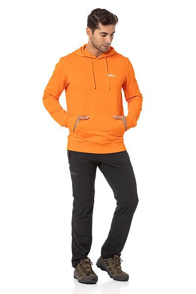 Jack Wolfskin سويت شيرت رجالي برتقالي من TOMMY HOODY M
