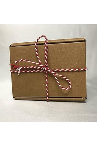 Mu Art Red White Rope Two-Color Bracelet Packaging Rope 10 Meters (Red)