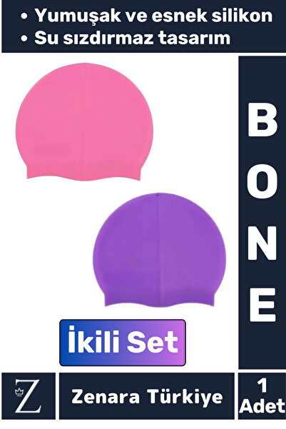 Zenara Преміум водонепроникна еластична м'яка плавальна шапочка для басейну т...