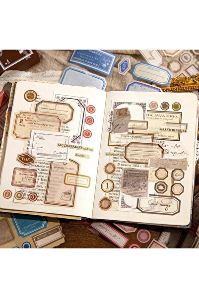 Genel Markalar Bullet Journal Set/sticker - Haki Tonlar Tamir Bandı