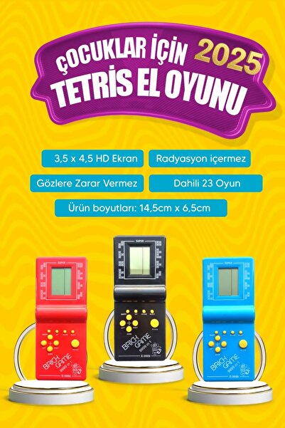 Genel Markalar Nostaljik El Atarisi Tetris Glrshop