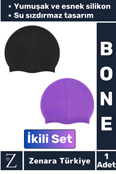 Zenara Преміум водонепроникна еластична м'яка плавальна шапочка для басейну т...
