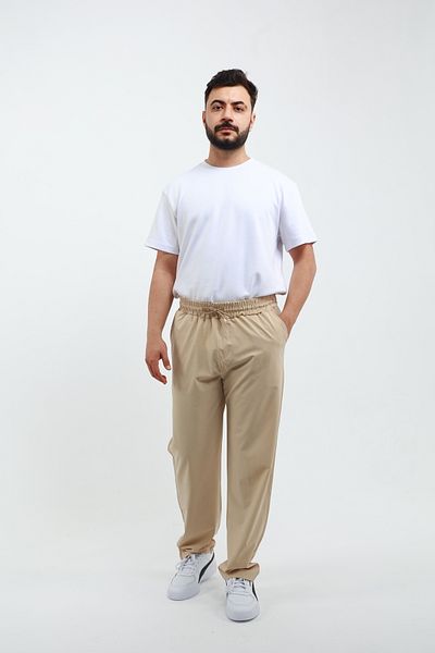 OXVİN Cushy Cool Ανδρικό Oversize Loose Cut Παντελόνι Αλεξίπτωτο, Gabardine Φαρδύ φαρδύ παντελόνι