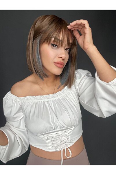 Suzan Peruk Gerçek Saç dokusunda Fiber Medikal Peruk.Ense kısmında ayarlama kopçası var.Her başa uyar esnektir