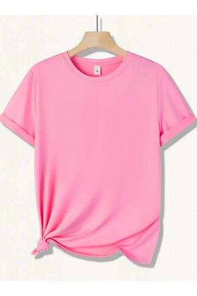 Meems Μπλουζάκι Unisex Pink Oversize