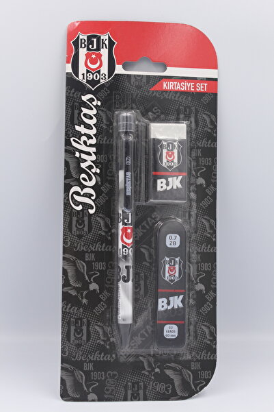 Beşiktaş 3 Lü Kirtasi̇ye Seti̇ Wersati̇l Uçlu Kalem 1 Adet Uç 1 Adet Si̇lgi̇