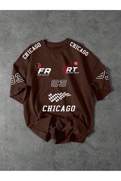 macklin Унисекс тениска с щампа на отбора на Chicago Fair Racing