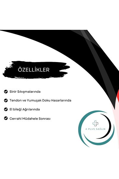 APLUSSAĞLIK Hand Wrist Splint High Quality Neoprene Fabric Double Sided Static Hand Wrist Splint with Steel Support