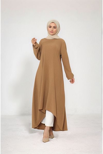 dilber fashion Asymmetric Cut Long Tunic