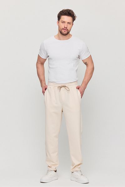 YXC Trend Maker Men's Regular Fit Soft Fabric Sweatpants with Elastic Waist