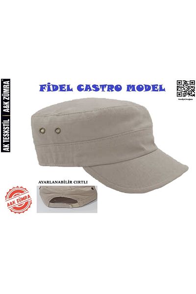 A&K ZÜMRA Men's 100% Cotton Castro Cone Cap & Hat