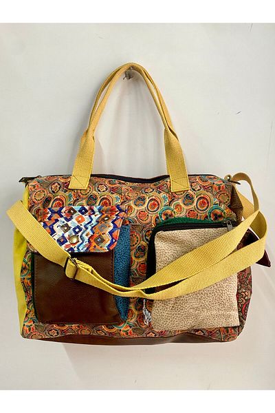Street Bag Пачуърк етническа автентична бохемска чанта през рамо чанта за ежедневна употреба пътуване чанта през рамо