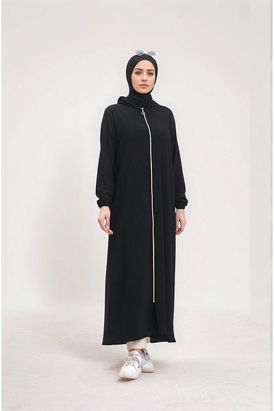 dilber fashion Ferace με κουκούλα