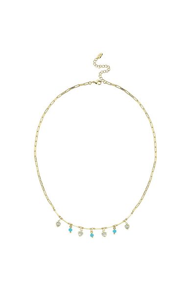 CHARMLUCKY Special Series Heart-Blue Charm Necklace