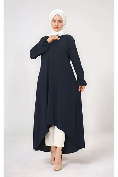 dilber fashion Asymmetric Cut Long Tunic