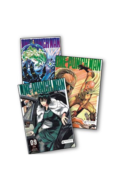 Akıl Çelen Kitaplar One Punch Man 7-8-9. Ciltler Manga Seti 3