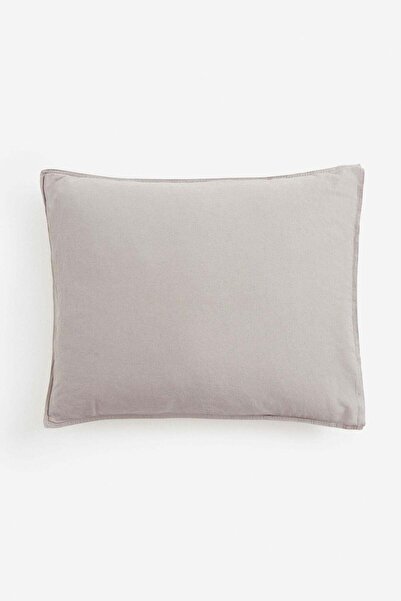 H&M Washed linen-blend pillowcase